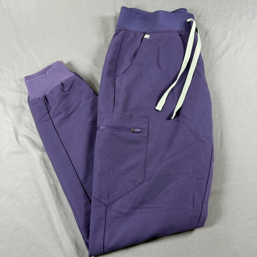 Figs Technical Collection Zamora Jogger Scrub Pants Purple W18SW2005T Small Tall
